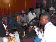 Taking photographs during an interview