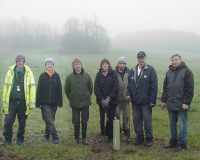 planting new Leicestershire apple trees 
