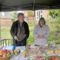 Apple tasting, Cotesbach Hall, 2024